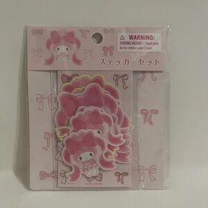 My Melody Long Ribbon Princess 50th Anniversary Stickers